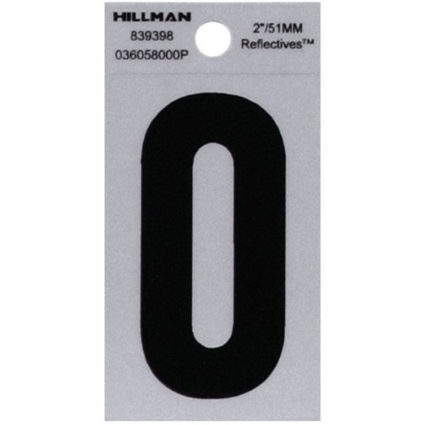 Hillman 2" Blk #0 Adhesive 839398